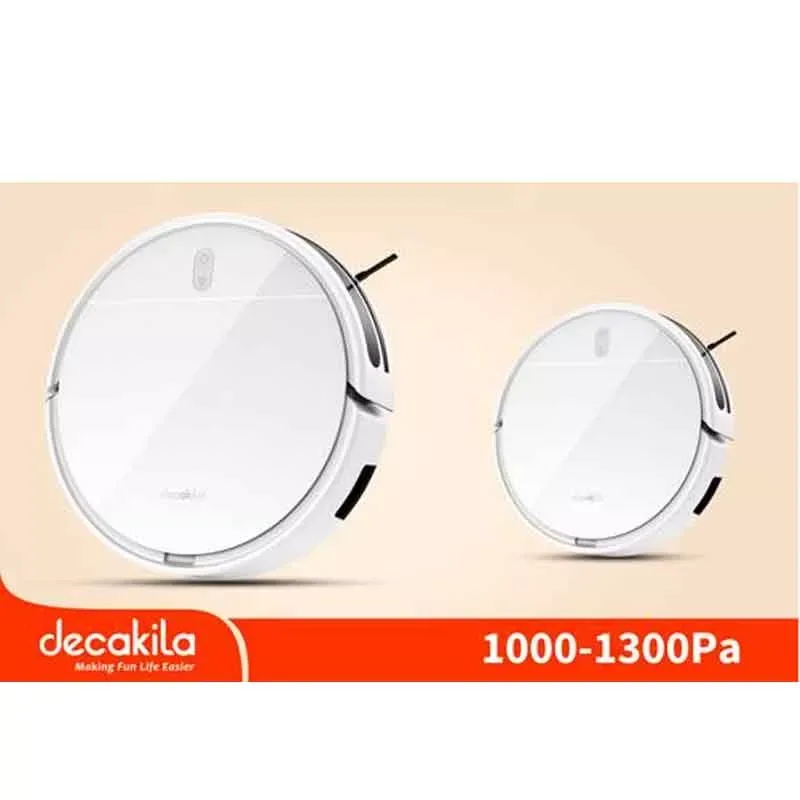 Decakila Vacuum Cleaner 450ml Dustbin Robotic Gyroscope Style Decabot06 1300pa vacuum pressure 90 min working time with electric brush automatic recharge