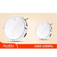 Decakila Vacuum Cleaner 450ml Dustbin Robotic Gyroscope Style Decabot06 1300pa vacuum pressure 90 min working time with electric brush automatic recharge