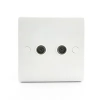 Tronic Television Socket 2 Gang