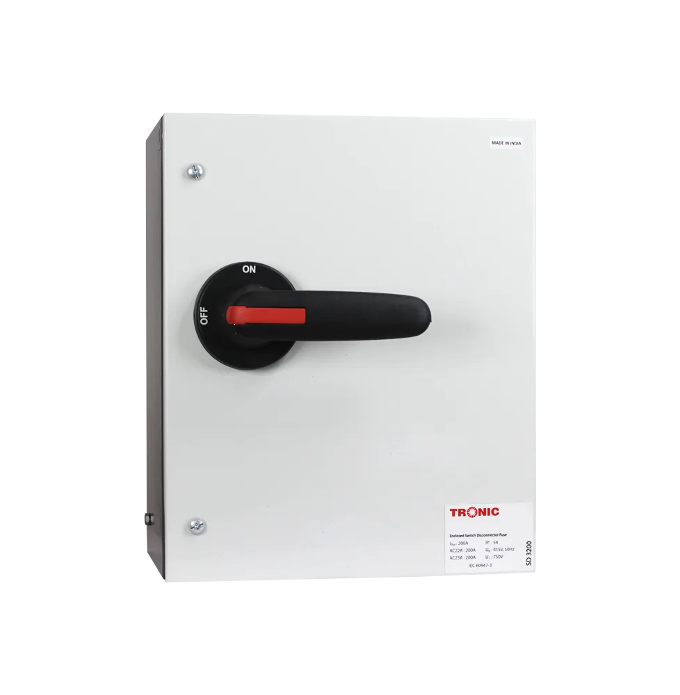 Tronic Main Switch Fused Rotary 200A Sd 3200-Hp