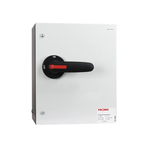 Tronic Main Switch Fused Rotary 200A Sd 3200-Hp