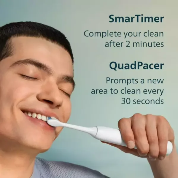 Philips Sonicare, 1100 Electric Toothbrush, Rechargeable Sonic Toothbrush for Superior Plaque Removal PS1100