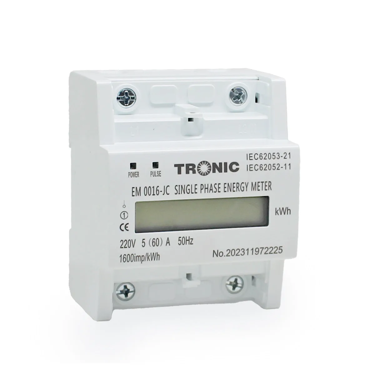 Tronic Single Phase Energy Meter