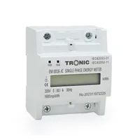 Tronic Single Phase Energy Meter