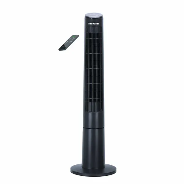 Nikai Tower Fan 40 Inch With Led Touch Panel 45W NTOF4001RL Durable Abs Housing 12 Hour Timer With Remote Control Turbo Copper Motor