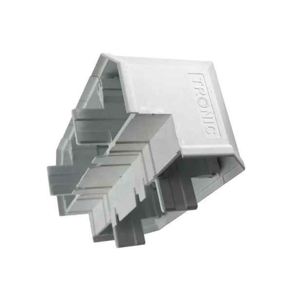 Tronic Compartment PVC Trunking External Bend 170mmx50mm