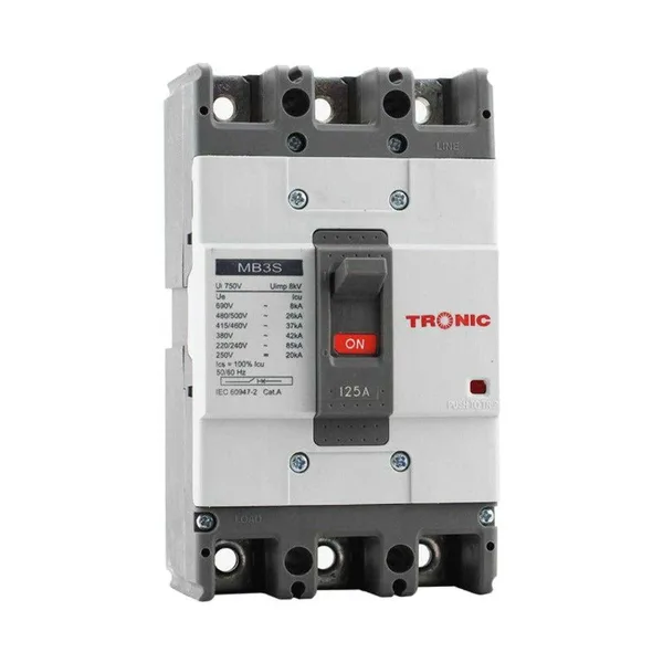 Tronic MCCB 125Amps 3 Pole MB Range
