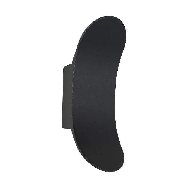 Tronic Simple Black LED Wall Light