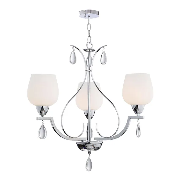 Tronic Silver 3-Light Frosted Glass Pendant