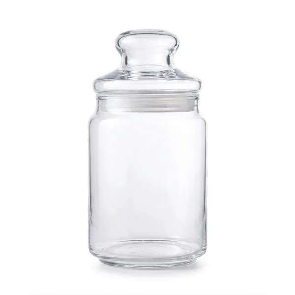 Ocean Pop Storage Jar Clear Glass with Glass Lid 650ml Food Storage Container Brown Box 5B02523G0009