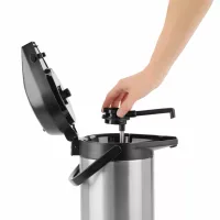 Tefal President Thermos 3L Vacuum Flask Stainless Steel Insulated Flask 12 Hour Hot & Cold WaterTight Hot Water Flask K3150114