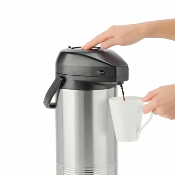 Tefal President Thermos 3L Vacuum Flask Stainless Steel Insulated Flask 12 Hour Hot & Cold WaterTight Hot Water Flask K3150114