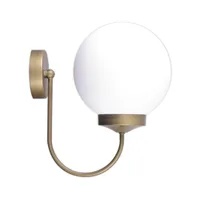 Tronic U-Shaped Gold Globe Wall Light