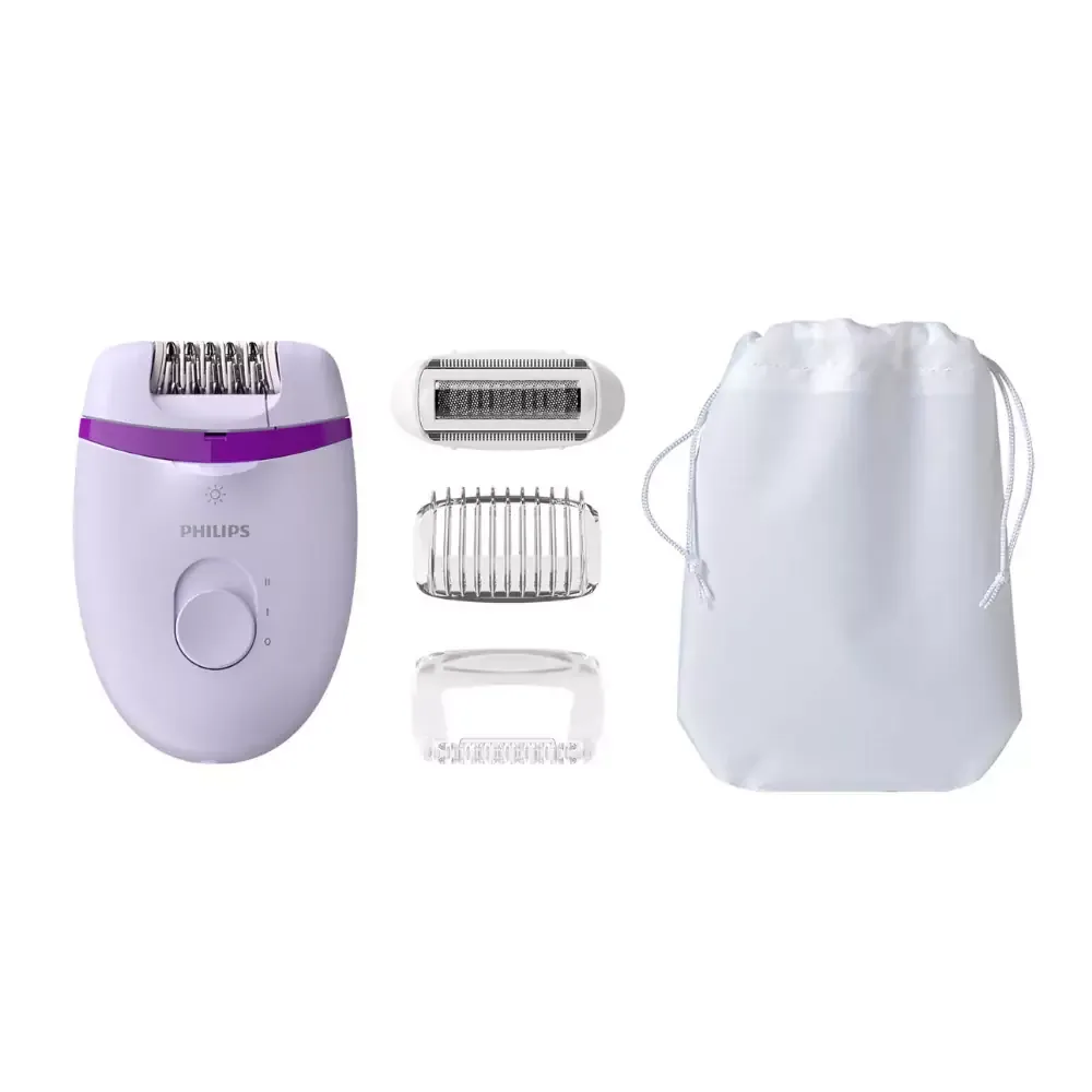 Philips Epilator 0.5 mm from root, Washable head and carry pouch BRE275