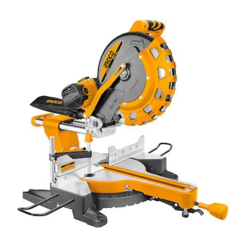 Ingco Mitre Saw 305mm 2400W with Carbon Brush, Extension Bars, TCT Blade & Dust Bag BM2S24007