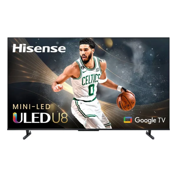 Hisense 65" ULED Smart UHD 4K Mini-LED TV, Pro Quantum, Dolby Vision Atmos, Peak Brightness, 2.1.2 Surround Sound 65U8K