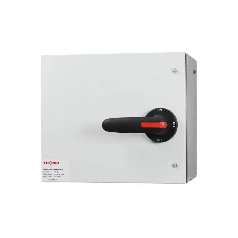 Tronic Onload Enclosed Manual Change Over 315A
