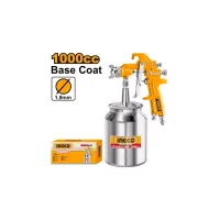 Ingco Air Spray Gun 1000cc with with Europe, USA, Nitto & Italy Type Connector ASG3105