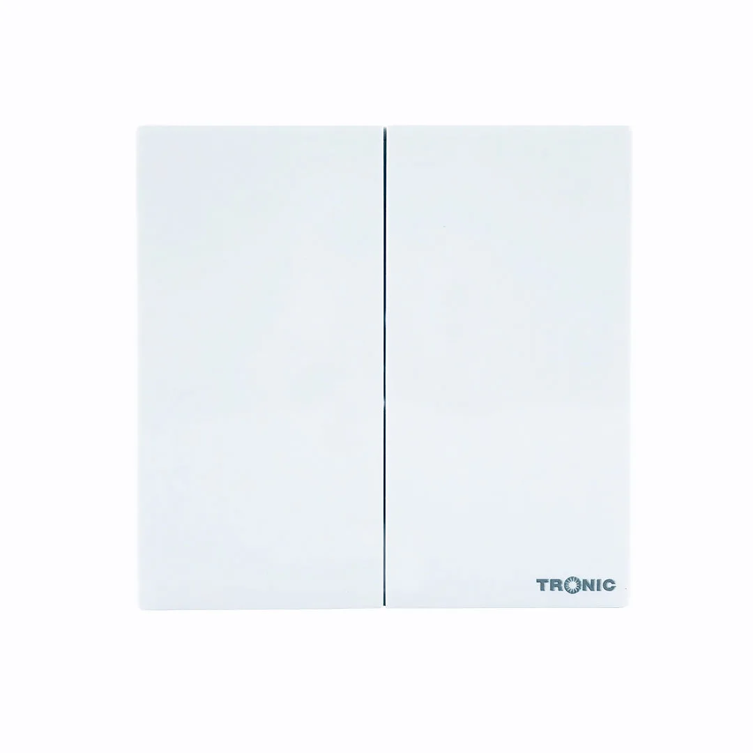Tronic Big Button 2 Gang 2 Way Switch