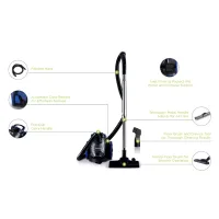Kenwood Vacuum Cleaner 2l Carry Handle Automatic Cord 1800w Vbp50.000bb - Metal Telescopic Tube High Efficiency And Power Flexible Hose Inlet Filter