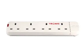 Tronic 4 Way Extension Socket