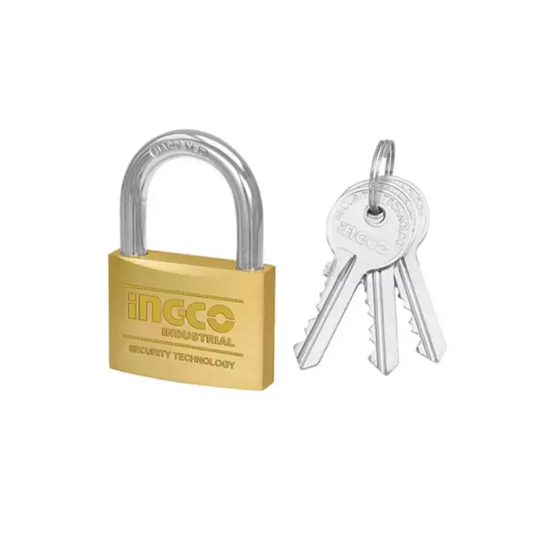 Ingco Heavy Duty Brass Padlock 20mm DBPL0202