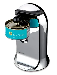 Kenwood Can Opener 3 in 1 Can Opener, Bottle Opener and Knife Sharpener 40w Co606 - Detachable Lever And Cutting Wheel Automatic Start And Stop With Cord Storage
