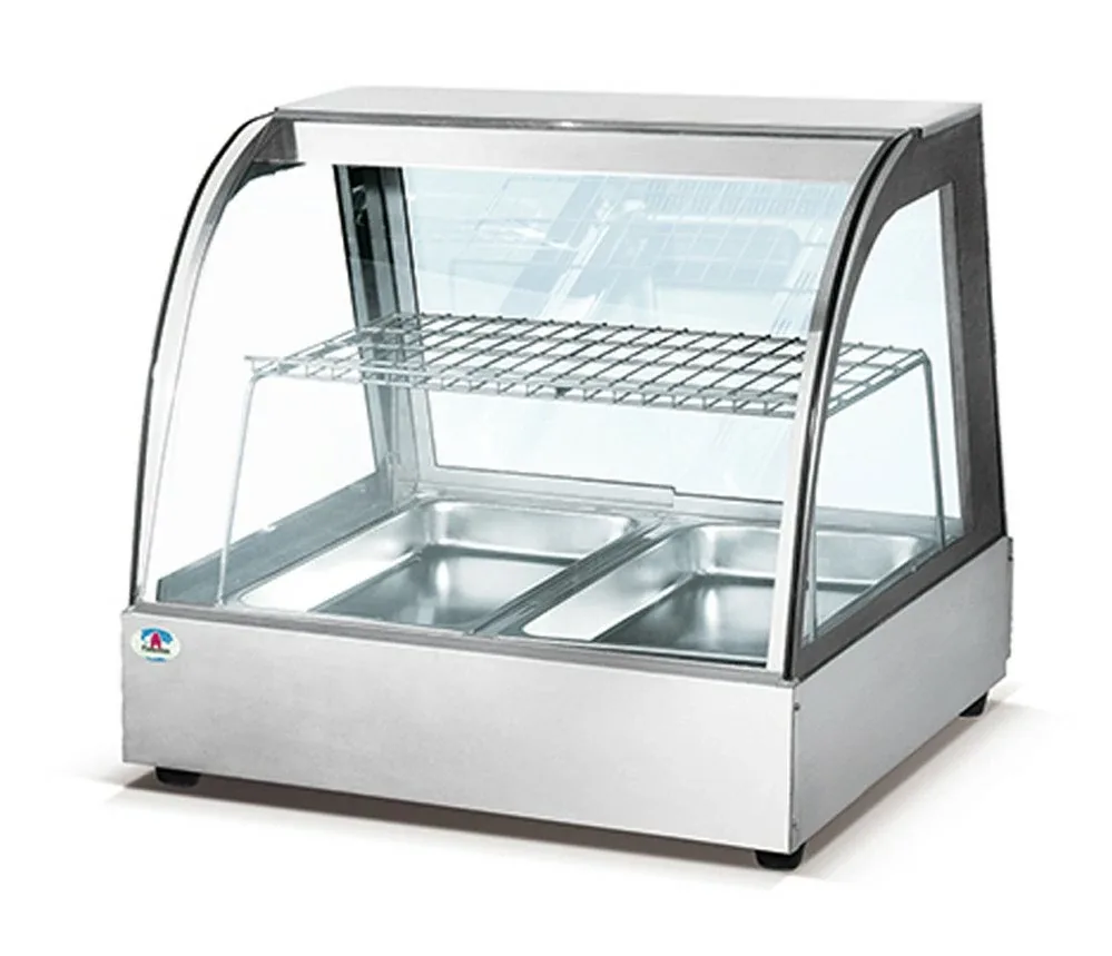 Nadstar Glass Warming Show Case Curved ( 2 Pan) - HW-838