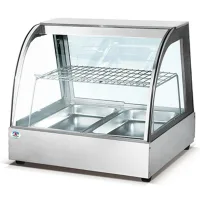 Nadstar Glass Warming Show Case Curved ( 2 Pan) - HW-838