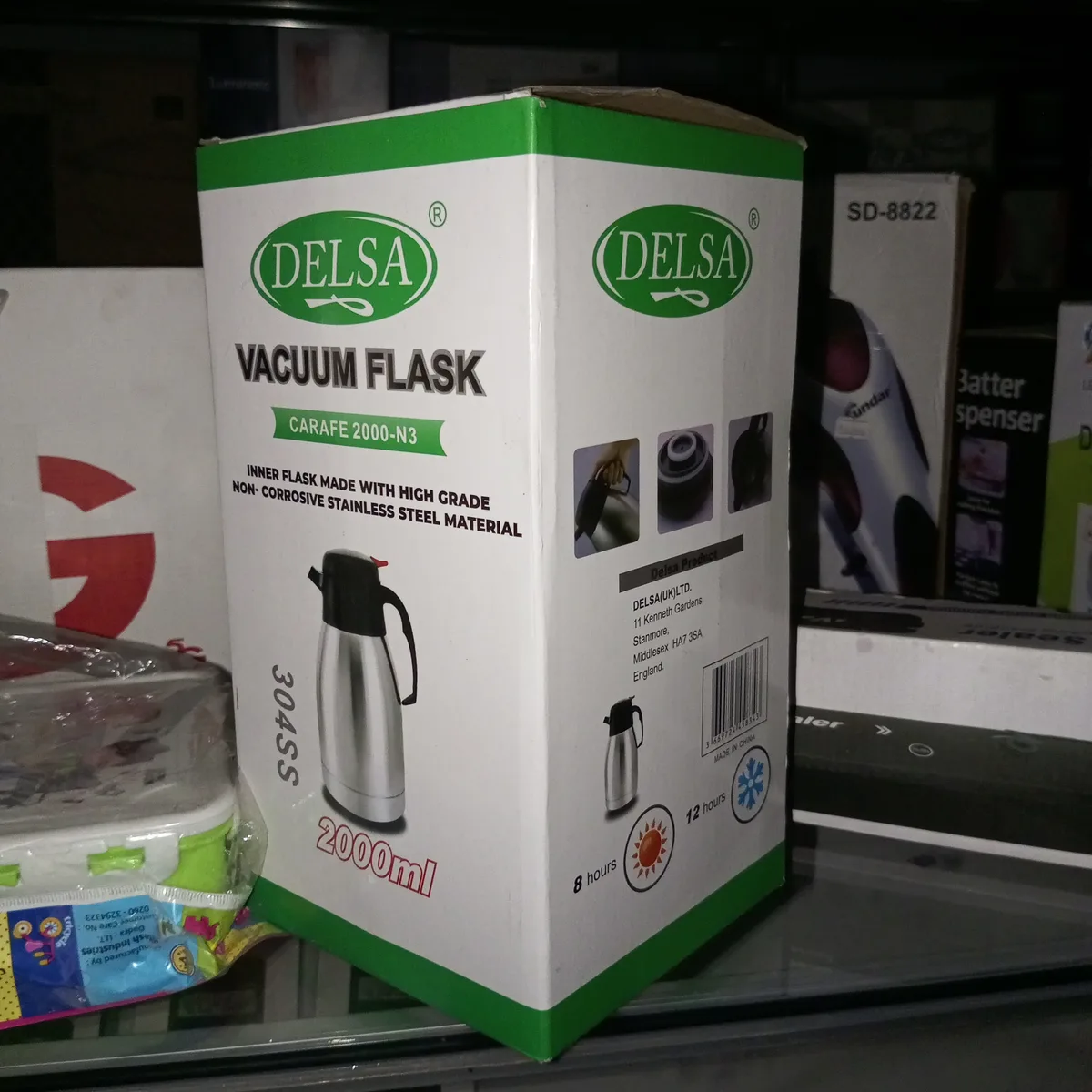 Delsa Vacuum Flask Carafe 2000-N3 2000ML