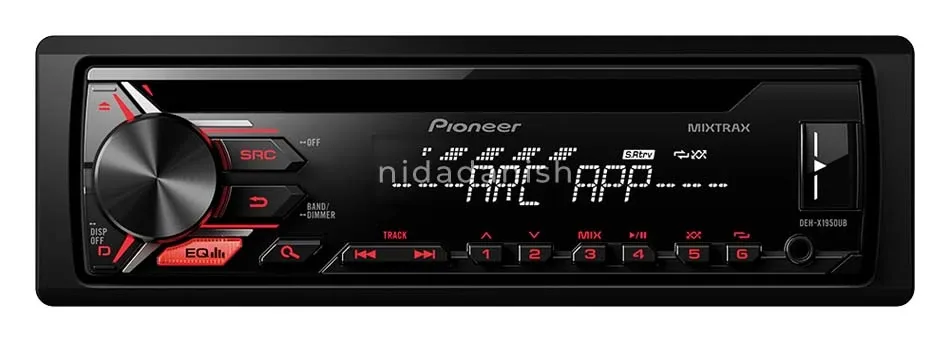Pioneer Car CD Player USB with Tuner DEH-X1950UB