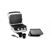 Delonghi Contact Grill 1500W, Adjustable Temperature, Cool Touch Handle, 3 Grill Positions CGH912