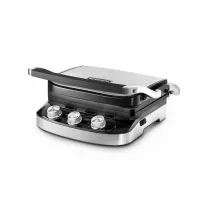 Delonghi Contact Grill 1500W, Adjustable Temperature, Cool Touch Handle, 3 Grill Positions CGH912