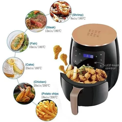Silver Crest Extra Large Capacity Air Fryer 6L 2400W