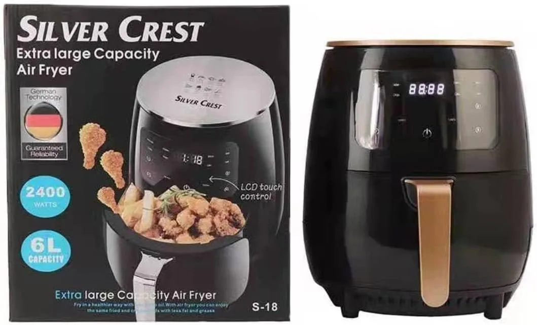 Silver Crest Extra Large Capacity Air Fryer 6L 2400W