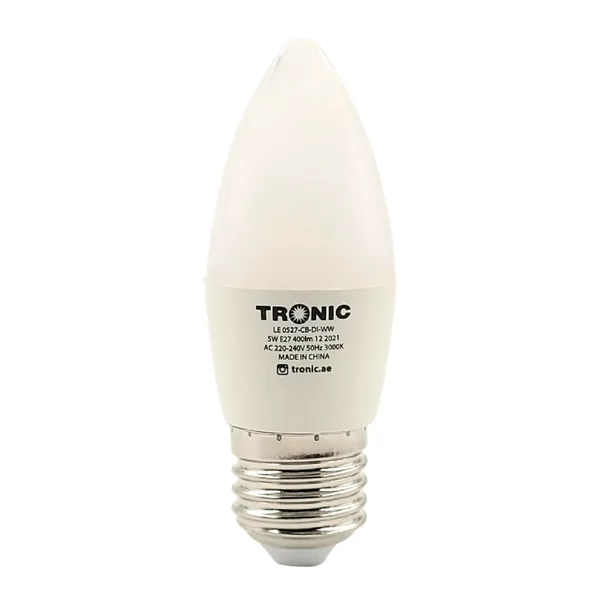 Tronic LED Dimmable E27 Bulb 5Watts Warmwhite