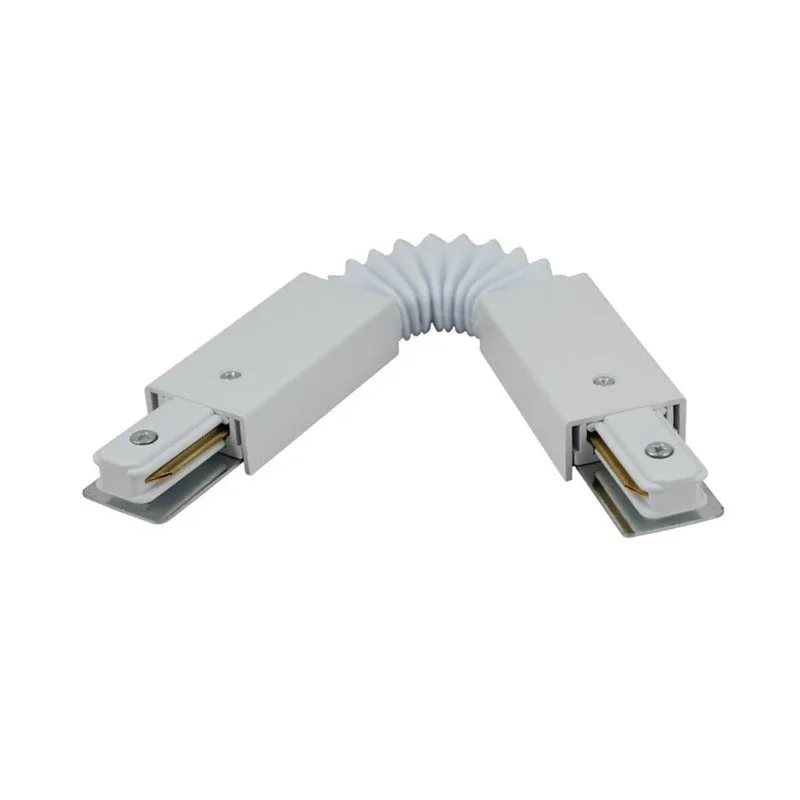 Tronic White Tracklight Connector with 2 Wires