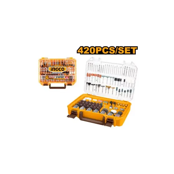 Ingco 420pcs Accessories of Mini Drill AKMG4208