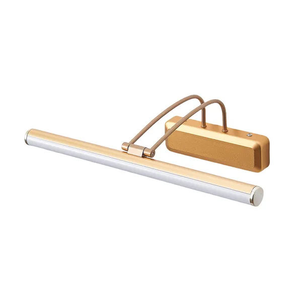 Tronic Golden Bar Mirror Light with Dual Curved Arms - 8W