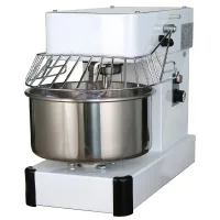 Commercial Spiral Mixer 10L, 4kg Kneading Capacity, Dual-Speed Industrial Dough Mixer 0.75kW H10