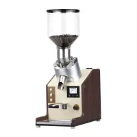 Commercial Electric Large Commercial Bean Mill 1.5L, Professional Brushless Motor Coffee Grinder, Off-White Aluminum Alloy