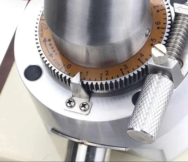 Commercial Electric Large Commercial Bean Mill 1.5L, Professional Brushless Motor Coffee Grinder, Off-White Aluminum Alloy