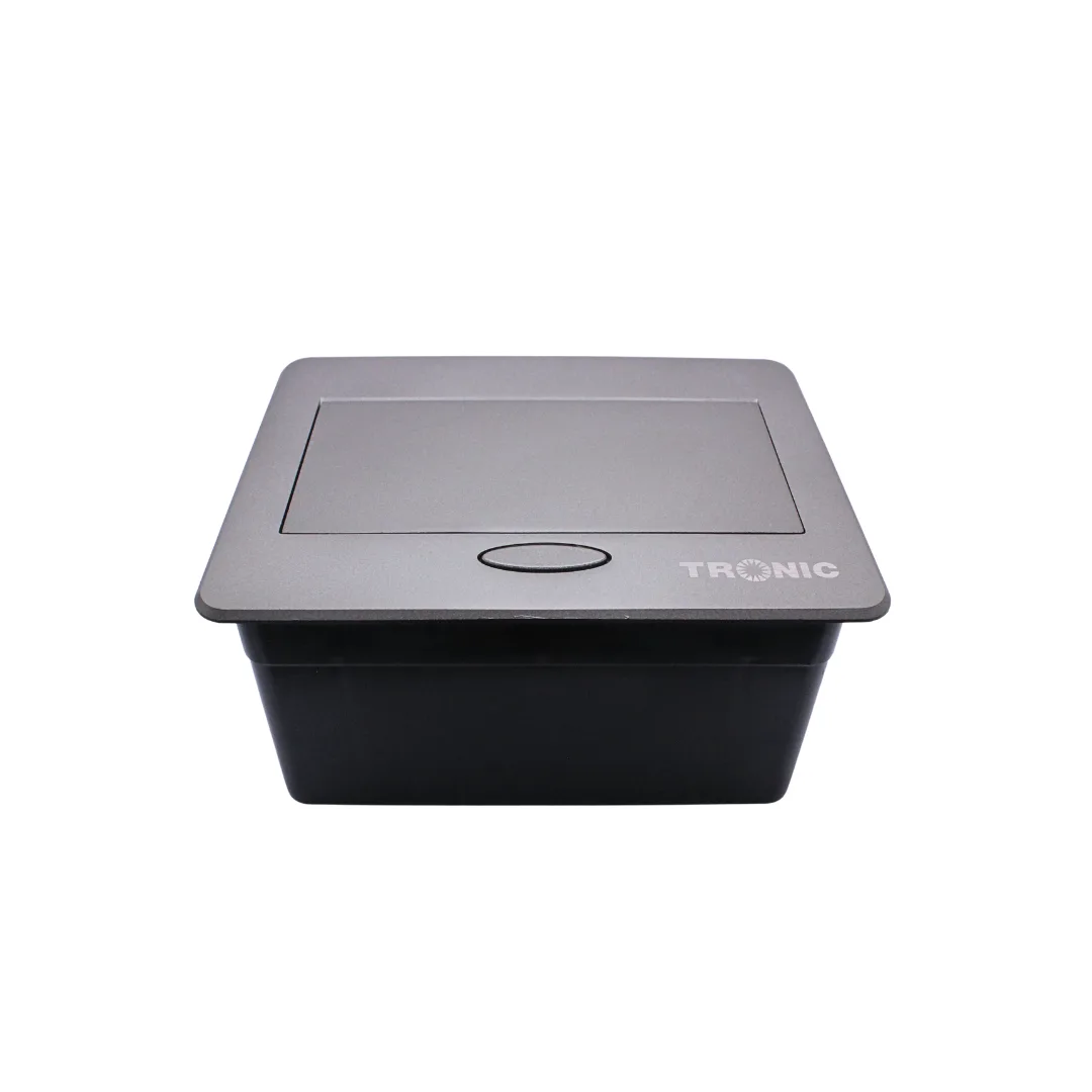 Tronic Grey Pop-Up Desktop Socket Housing