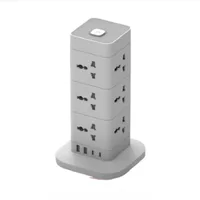 Kodtec Extension Socket 3-Pin Multi-Plug 3250W High-Power Industrial Power Strip, Professional UK Standard 13A Fused Extension with USB-C & USB-A Ports KT-1536UET