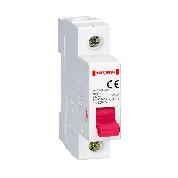 Tronic Single Pole 40Amps MCB