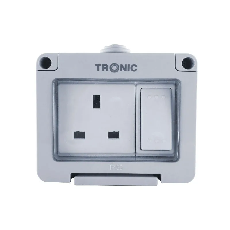 Tronic Waterproof 13Amps Single Socket