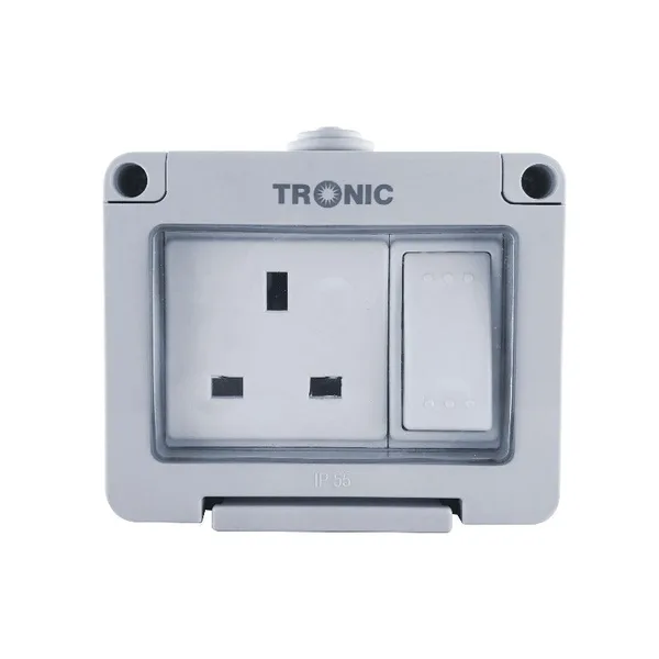 Tronic Waterproof 13Amps Single Socket