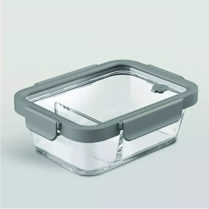 Ocean Rego Food Container Box, Rectangle, Arctic Grey 1050ml 4GP002C037C03