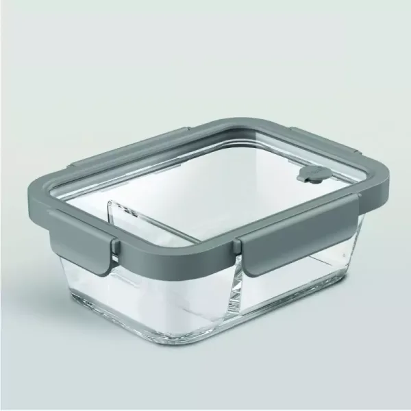 Ocean Rego Food Container Box, Rectangle, Arctic Grey 1050ml 4GP002C037C03