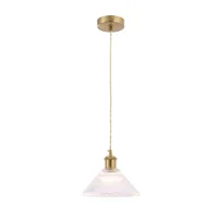 Tronic Vintage Brass Pendant Light 1*E27